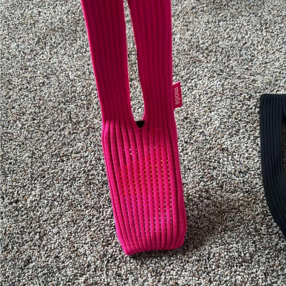MODA Hot pink and black stylish phone holder strap portable case - Picture 8 of 8